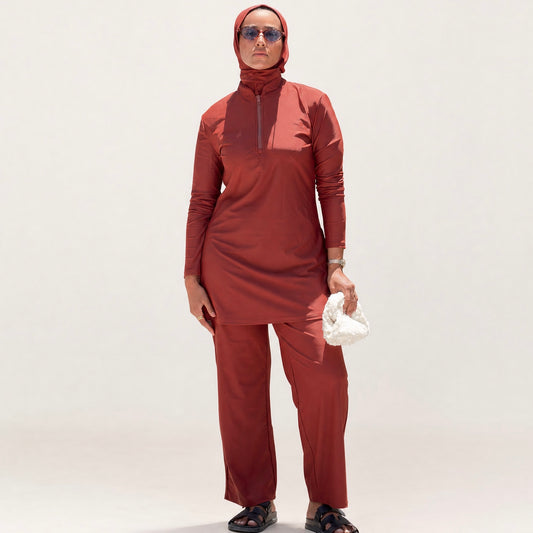 BURKINI ELARA - TERRACOTA (3 pieces)