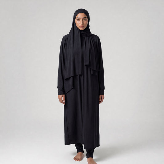 BURKINI LONG (5 pieces) - BLACK