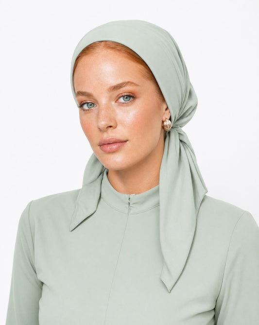 SWIMMING TURBAN - LIGHT BLUE 2