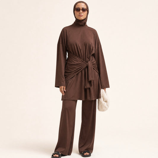 BURKINI KNOTEA - BROWN (4pieces)