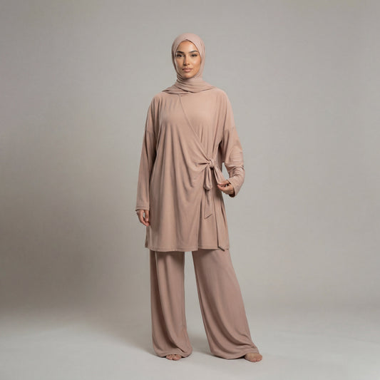 BURKINI (3 pieces) - LIGHT PINK 2