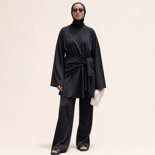 BURKINI KNOTEA - BLACK (4pieces)