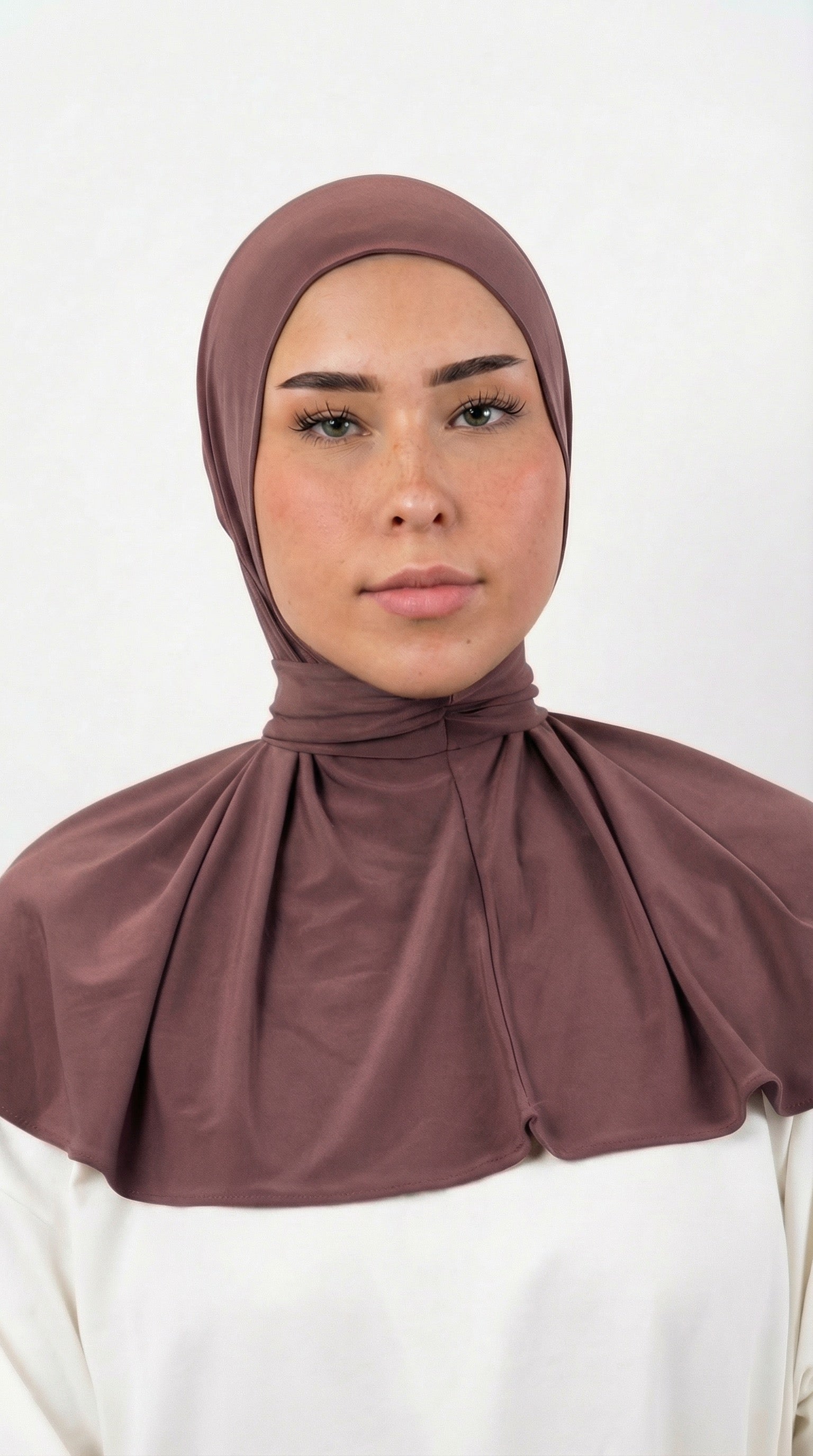 INSTANT HIJAB JERSEY PREMIUM LUXE - PINKY