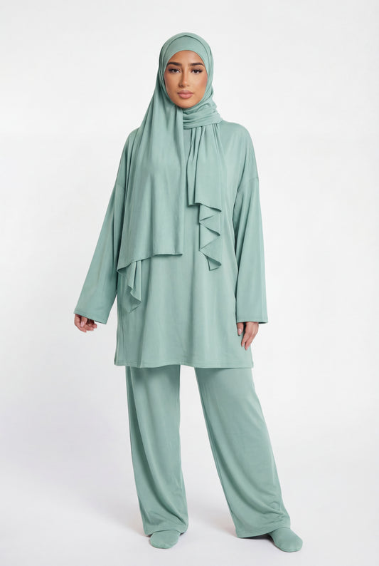 BURKINI (4 pieces) - LIGHT BLUE