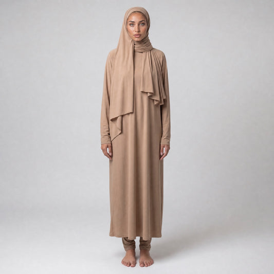 BURKINI LONG (5 pieces) - BEIGE