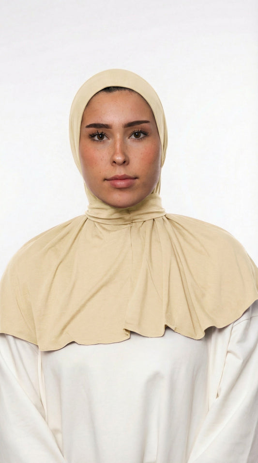 INSTANT HIJAB JERSEY BAMBOO LUXE - YELLOW