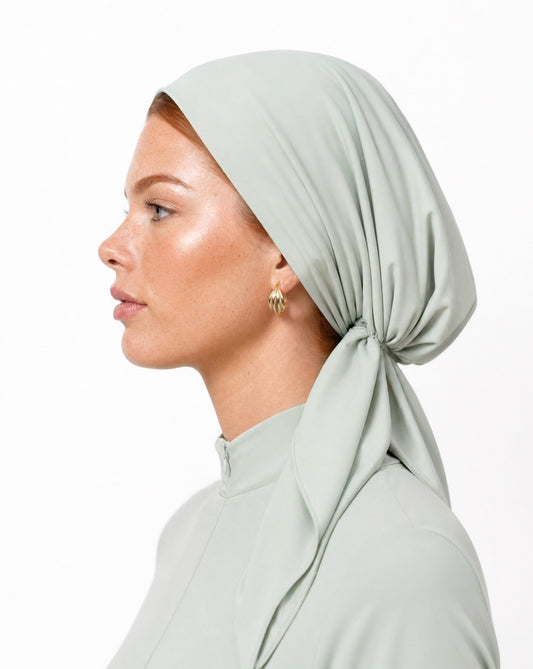 SWIMMING TURBAN - LIGHT BLUE